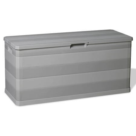 Caja de almacenamiento de jardín gris 117x45x56 cm by , Outdoor storage boxes - Ref: Foro24-43709, Price: 68,17 €, Discount: %