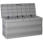 Caja de almacenamiento de jardín gris 117x45x56 cm by , Outdoor storage boxes - Ref: Foro24-43709, Price: 68,17 €, Discount: %