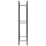 Leñero de acero negro 44x20x100 cm by , Firewood bags and holders - Ref: Foro24-284700, Price: 47,61 €, Discount: %