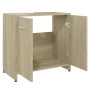 Armario de baño madera contrachapada color roble 60x33x61 cm von , Badezimmermöbel - Ref: Foro24-802573, Preis: 43,08 €, Raba...