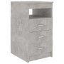 Cajonera de madera contrachapada gris hormigón 40x50x76 cm von , Schließfächer und Lagerschränke - Ref: Foro24-801809, Preis:...