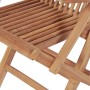Conjunto de comedor de jardín 5 piezas madera maciza de teca by , Garden sets - Ref: Foro24-44683, Price: 513,66 €, Discount: %