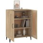 Aparador de madera contrachapada color roble 69,5x34x90 cm by , Sideboards - Ref: Foro24-812144, Price: 97,37 €, Discount: %