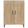 Aparador de madera contrachapada color roble 69,5x34x90 cm by , Sideboards - Ref: Foro24-812144, Price: 97,37 €, Discount: %