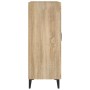 Aparador de madera contrachapada color roble 69,5x34x90 cm by , Sideboards - Ref: Foro24-812144, Price: 97,37 €, Discount: %