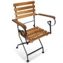 Sillas plegables de jardín 2 uds acero y madera acacia maciza von , Gartenstühle - Ref: Foro24-43735, Preis: 162,84 €, Rabatt: %