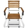 Sillas plegables de jardín 2 uds acero y madera acacia maciza von , Gartenstühle - Ref: Foro24-43735, Preis: 162,84 €, Rabatt: %
