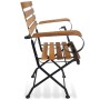 Sillas plegables de jardín 2 uds acero y madera acacia maciza von , Gartenstühle - Ref: Foro24-43735, Preis: 162,84 €, Rabatt: %