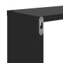 Estantes cubo de pared 6 unidades negro brillo 22x15x22 cm by , Shelves and shelves - Ref: Foro24-807075, Price: 40,64 €, Dis...