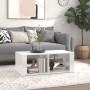 Mesa de centro madera contrachapada blanco brillo 100x50x36 cm de , Mesas de centro - Ref: Foro24-816522, Precio: 47,43 €, De...