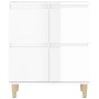 Aparador de madera contrachapada blanco brillante 60x35x70 cm de , Aparadores - Ref: Foro24-821158, Precio: 70,69 €, Descuent...
