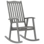 Mecedora de madera maciza de acacia gris von , Gartenstühle - Ref: Foro24-311845, Preis: 184,46 €, Rabatt: %