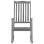 Mecedora de madera maciza de acacia gris von , Gartenstühle - Ref: Foro24-311845, Preis: 184,46 €, Rabatt: %