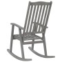 Mecedora de madera maciza de acacia gris von , Gartenstühle - Ref: Foro24-311845, Preis: 184,46 €, Rabatt: %