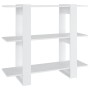 Estantería/divisor de espacios blanco 100x30x87 cm von , Bücherregale und Regale - Ref: Foro24-811547, Preis: 45,50 €, Rabatt: %