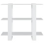 Estantería/divisor de espacios blanco 100x30x87 cm de , Librerías y estanterías - Ref: Foro24-811547, Precio: 45,51 €