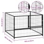 Perrera de acero negro 100x100x70 cm von , Hundehütten und Zäune - Ref: Foro24-150789, Preis: 115,48 €, Rabatt: %