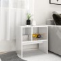 Mesa auxiliar madera contrachapada blanco brillante 50x30x50 cm de , Mesas auxiliares - Ref: Foro24-803026, Precio: 35,49 €, ...