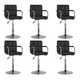 Sillas de comedor giratorias 6 unidades cuero sintético negro von , Essstühle - Ref: Foro24-3087897, Preis: 369,21 €, Rabatt: %