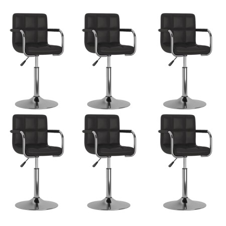 Sillas de comedor giratorias 6 unidades cuero sintético negro von , Essstühle - Ref: Foro24-3087897, Preis: 369,21 €, Rabatt: %
