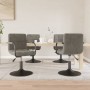 Sillas de comedor giratorias 4 unidades terciopelo gris claro von , Essstühle - Ref: Foro24-3087919, Preis: 254,50 €, Rabatt: %