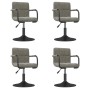 Sillas de comedor giratorias 4 unidades terciopelo gris claro von , Essstühle - Ref: Foro24-3087919, Preis: 254,50 €, Rabatt: %