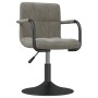 Sillas de comedor giratorias 4 unidades terciopelo gris claro von , Essstühle - Ref: Foro24-3087919, Preis: 254,50 €, Rabatt: %