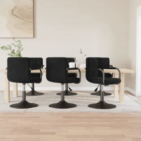 Sillas de comedor giratorias 6 unidades terciopelo negro von , Essstühle - Ref: Foro24-3087927, Preis: 385,76 €, Rabatt: %