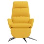 Sillón de relax con reposapiés tela amarillo mostaza by , Armchairs - Ref: Foro24-3097531, Price: 138,09 €, Discount: %