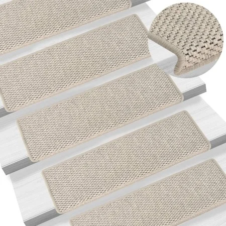 Selbstklebende Sisal-Stufenmatte 15 Stück 65x21x4 cm von vidaXL, Treppenmatten - Ref: Foro24-326883, Preis: 88,35 €, Rabatt: %