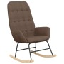 Sillón mecedora con taburete tela gris taupe von , Schaukelstühle - Ref: Foro24-3097713, Preis: 145,96 €, Rabatt: %