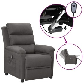 Sillón reclinable eléctrico de tela gris oscuro de , Sillones - Ref: Foro24-3098964, Precio: 274,15 €, Descuento: %