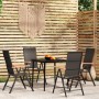 Juego de comedor para jardín 5 piezas negro von , Gartensets - Ref: Foro24-3099120, Preis: 368,45 €, Rabatt: %