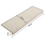 Alfombrilla autoadhesiva escalera sisal 15 uds 65x21x4 cm de vidaXL, Alfombrillas para escalones - Ref: Foro24-326883, Precio...