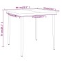 Juego de comedor para jardín 5 piezas negro von , Gartensets - Ref: Foro24-3099120, Preis: 368,45 €, Rabatt: %
