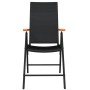 Juego de comedor para jardín 7 piezas negro by , Garden sets - Ref: Foro24-3099122, Price: 527,37 €, Discount: %