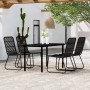 Juego de comedor de jardín 5 piezas negro von , Gartensets - Ref: Foro24-3099169, Preis: 557,75 €, Rabatt: %