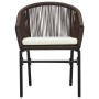 Juego de comedor de jardín 7 piezas marrón by , Garden sets - Ref: Foro24-3099230, Price: 820,76 €, Discount: %