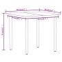 Juego de comedor para jardín 5 piezas color roble de , Conjuntos de jardín - Ref: Foro24-3099162, Precio: 531,17 €, Descuento: %