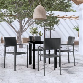 Juego de comedor para jardín 5 piezas negro von , Gartensets - Ref: Foro24-3099264, Preis: 299,12 €, Rabatt: %