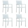 Juego de comedor de jardín de 5 piezas blanco von , Gartensets - Ref: Foro24-3099270, Preis: 307,92 €, Rabatt: %