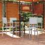 Juego de comedor de jardín de 5 piezas blanco by , Garden sets - Ref: Foro24-3099258, Price: 299,35 €, Discount: %