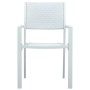 Juego de comedor de jardín de 5 piezas blanco by , Garden sets - Ref: Foro24-3099258, Price: 299,35 €, Discount: %