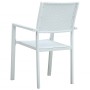 Juego de comedor de jardín de 5 piezas blanco by , Garden sets - Ref: Foro24-3099258, Price: 299,35 €, Discount: %