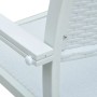 Juego de comedor de jardín de 5 piezas blanco by , Garden sets - Ref: Foro24-3099258, Price: 299,35 €, Discount: %