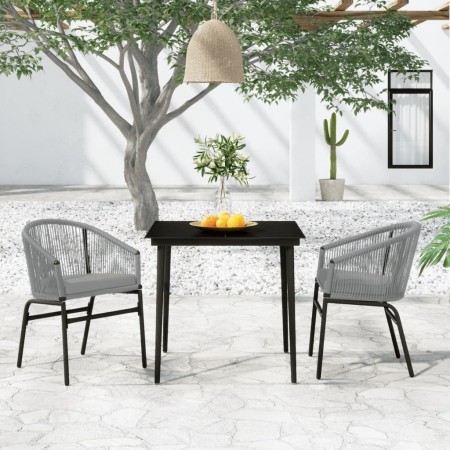 Juego de comedor de jardín 3 piezas gris von , Gartensets - Ref: Foro24-3099251, Preis: 278,47 €, Rabatt: %