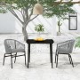 Juego de comedor de jardín 3 piezas gris von , Gartensets - Ref: Foro24-3099251, Preis: 278,47 €, Rabatt: %