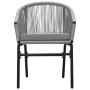 Juego de comedor para jardín 5 piezas ratán sintético gris by , Garden sets - Ref: Foro24-3099253, Price: 446,30 €, Discount: %