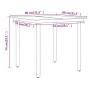 Juego de comedor de jardín 5 piezas con cojines marrón y negro by , Garden sets - Ref: Foro24-3099300, Price: 328,85 €, Disco...