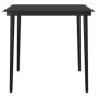 Juego de comedor de jardín 5 piezas con cojines negro von , Gartensets - Ref: Foro24-3099342, Preis: 302,79 €, Rabatt: %